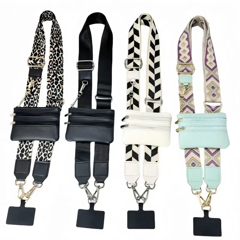 Phone Strap with Zippered Pouch 3