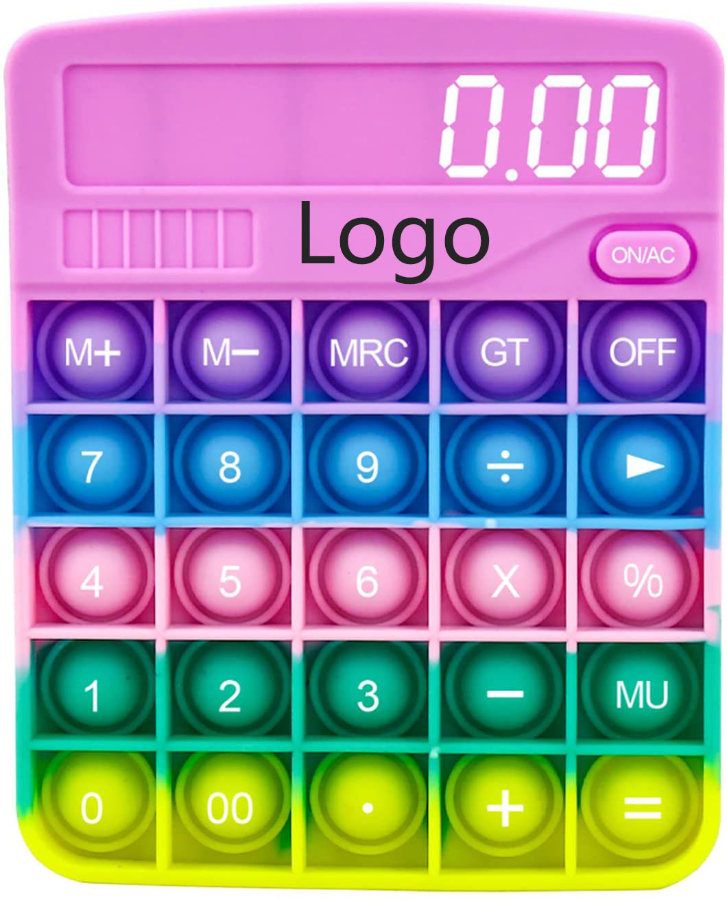 Calculator Push Bubble Popper Fidget Toy 7