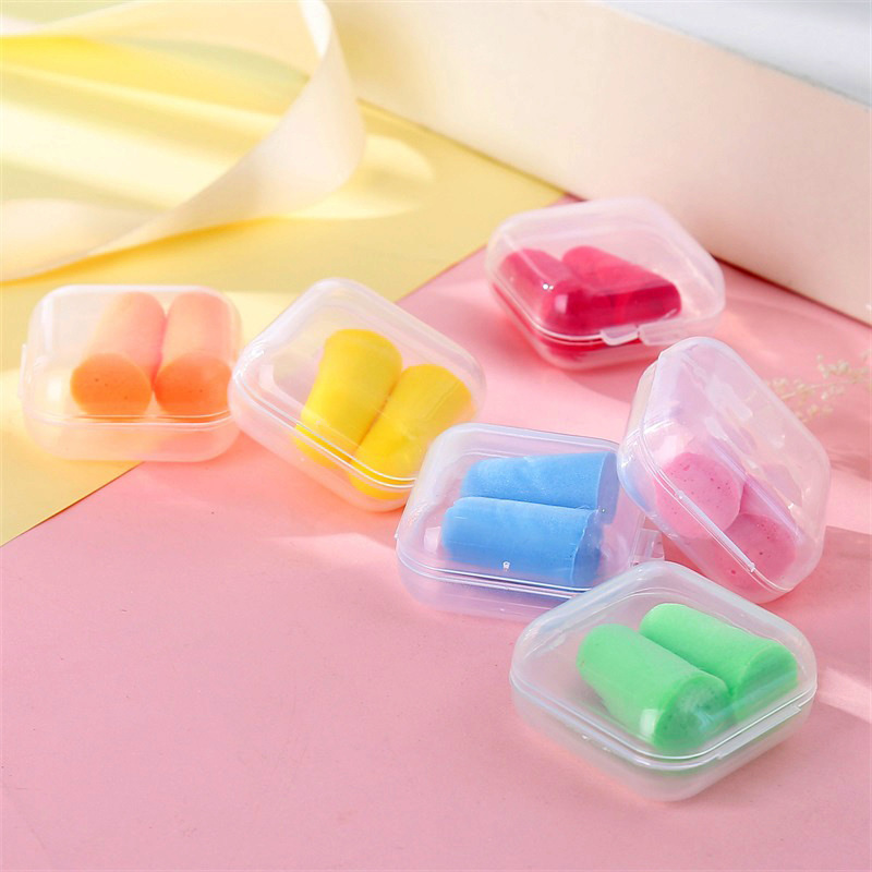 Soft Foam Earplugs With Case 2