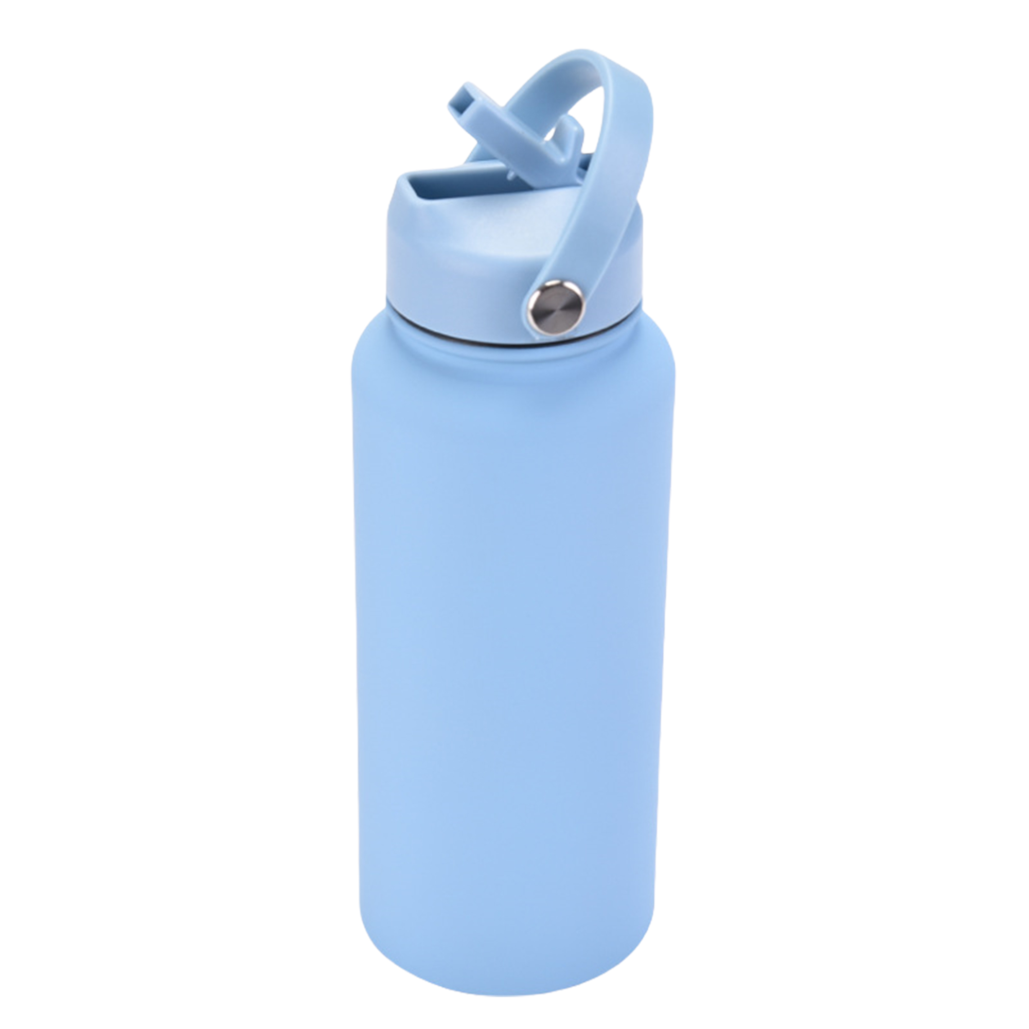 1L Stainless Steel Sports Water Bottle with Straw 5