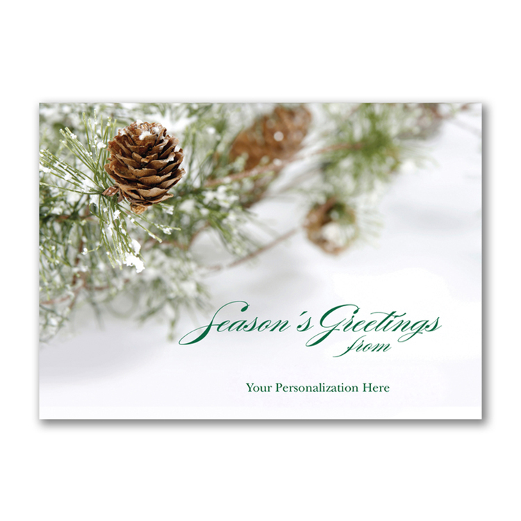 Holiday Evergreen Card 1