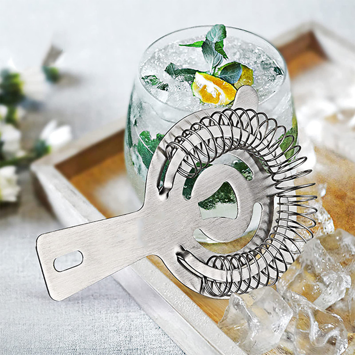 Stainless Steel Shaker Ice Filter 6