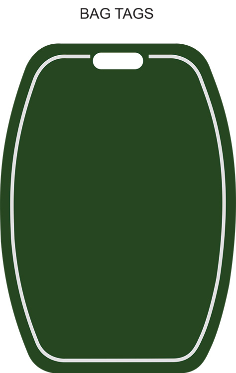 Laser Engraved Bag Tags
