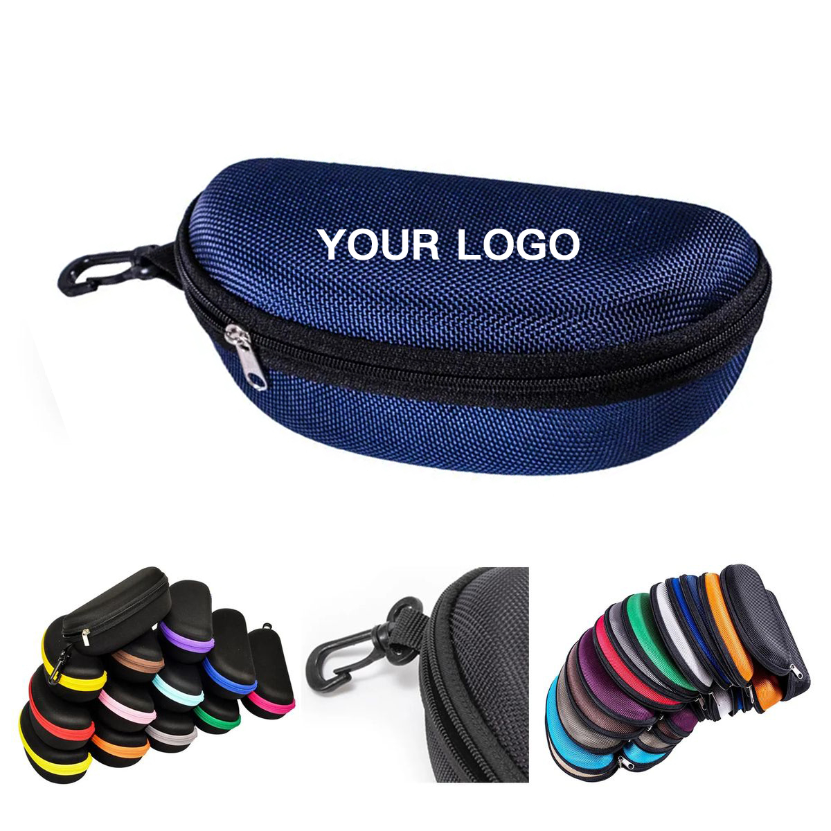 Durable Oxford Sunglasses Case with Soft Lining 5
