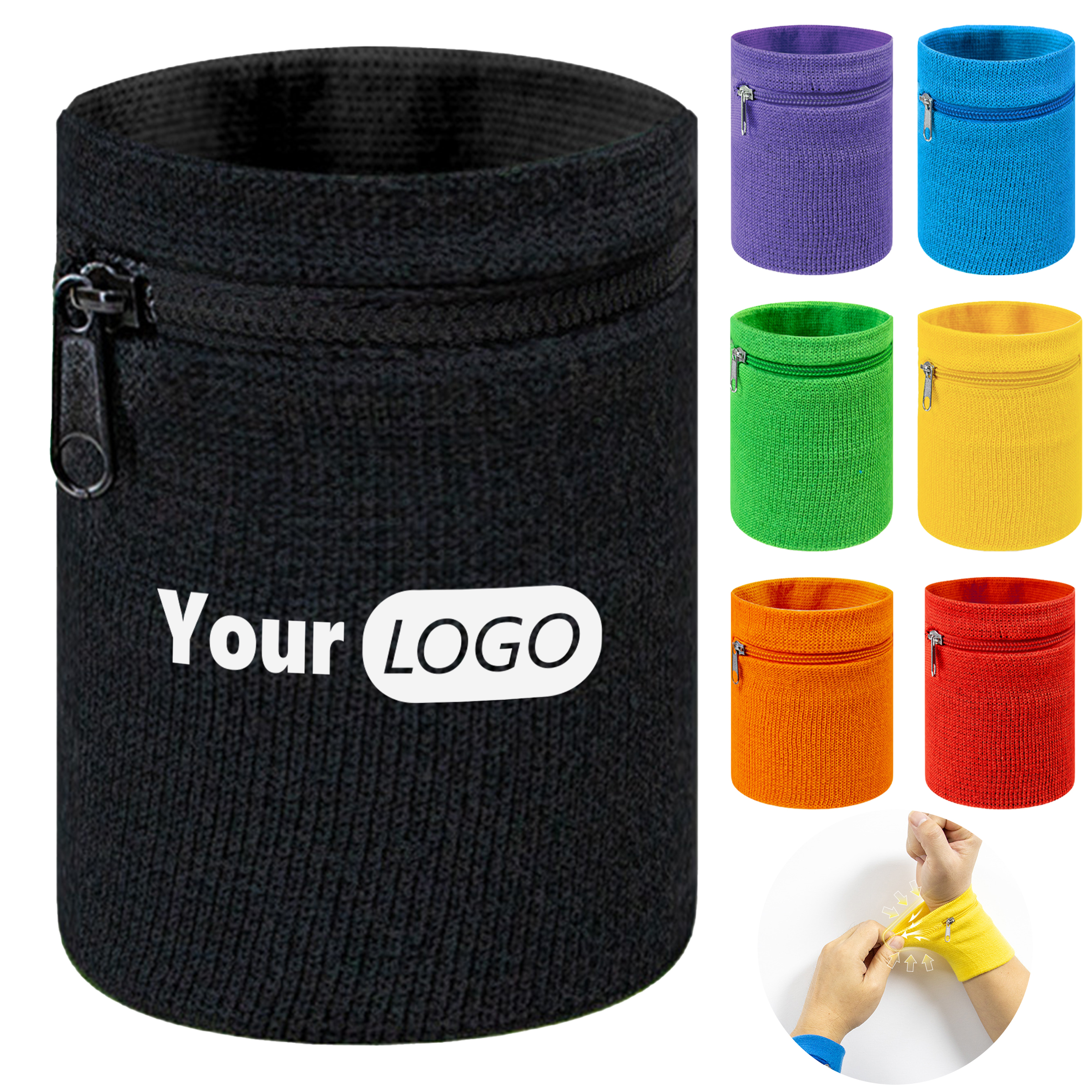 Cotton Sports Wristband Wrist Strap 6