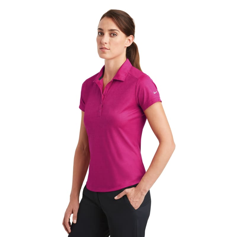 Nike Ladies Dri-FIT Crosshatch Polo. 7