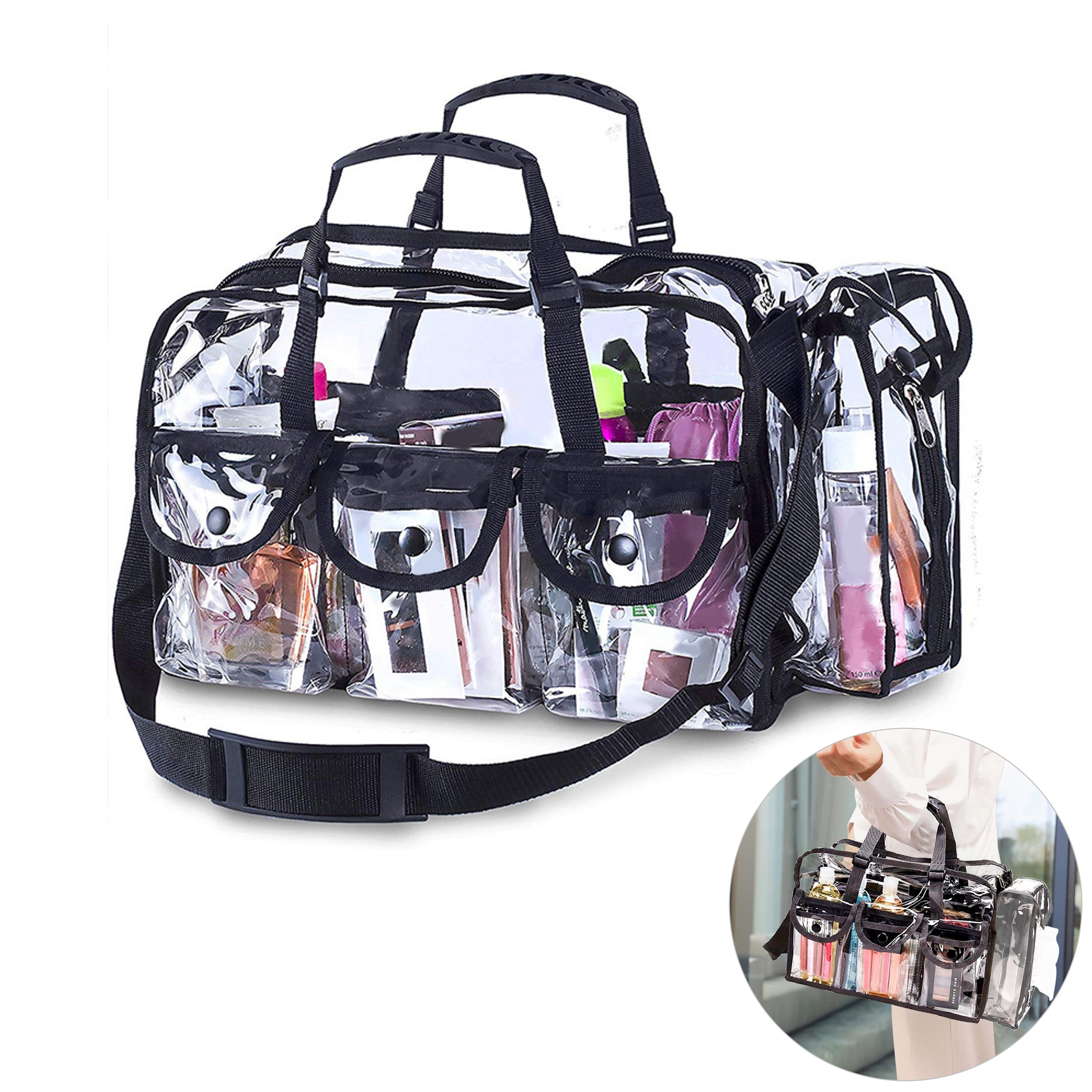 Clear Make-up Kit Organizer Bag (direct import) 4