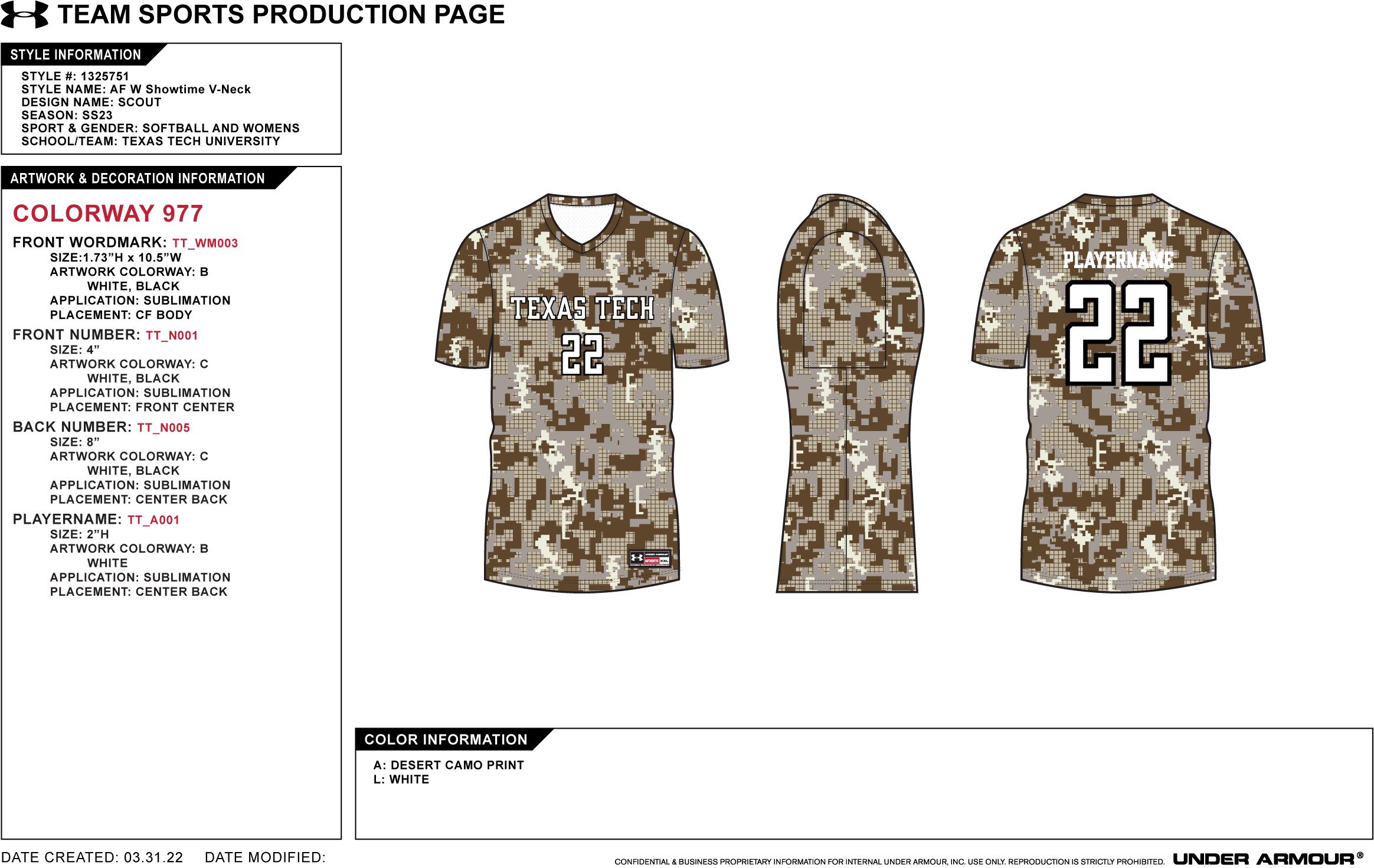 Armourfuse W's Showtime V-Neck Jersey 3