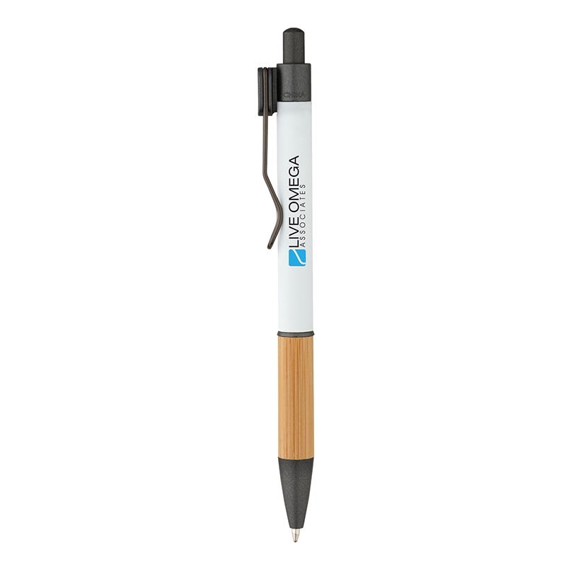Manoa Ballpoint Pen w/ Bamboo Grip 1