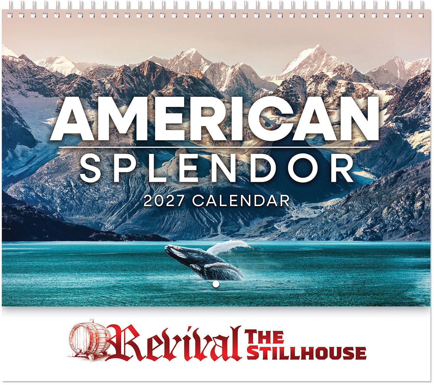 AMERICAN SPLENDOR SPIRAL WALL CALENDAR 13