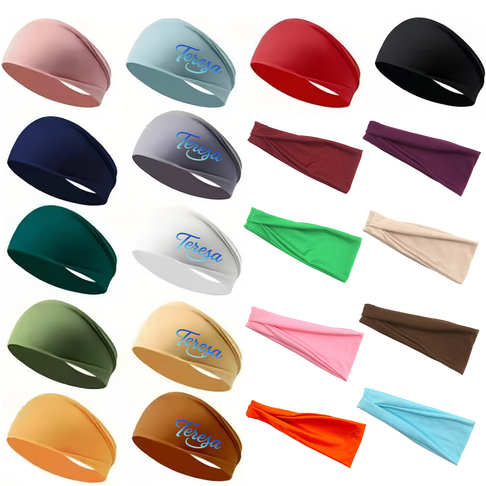 Lightweight Non-Slip Sweatband MOQ50 2