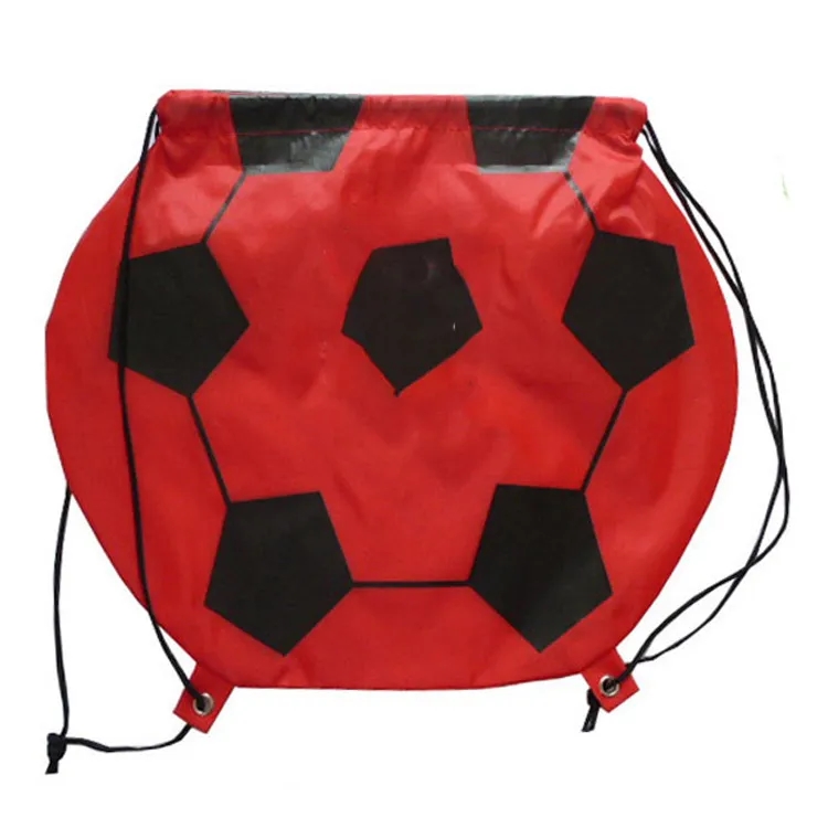 Tennis Design 210D Polyester Drawstring Bag 3