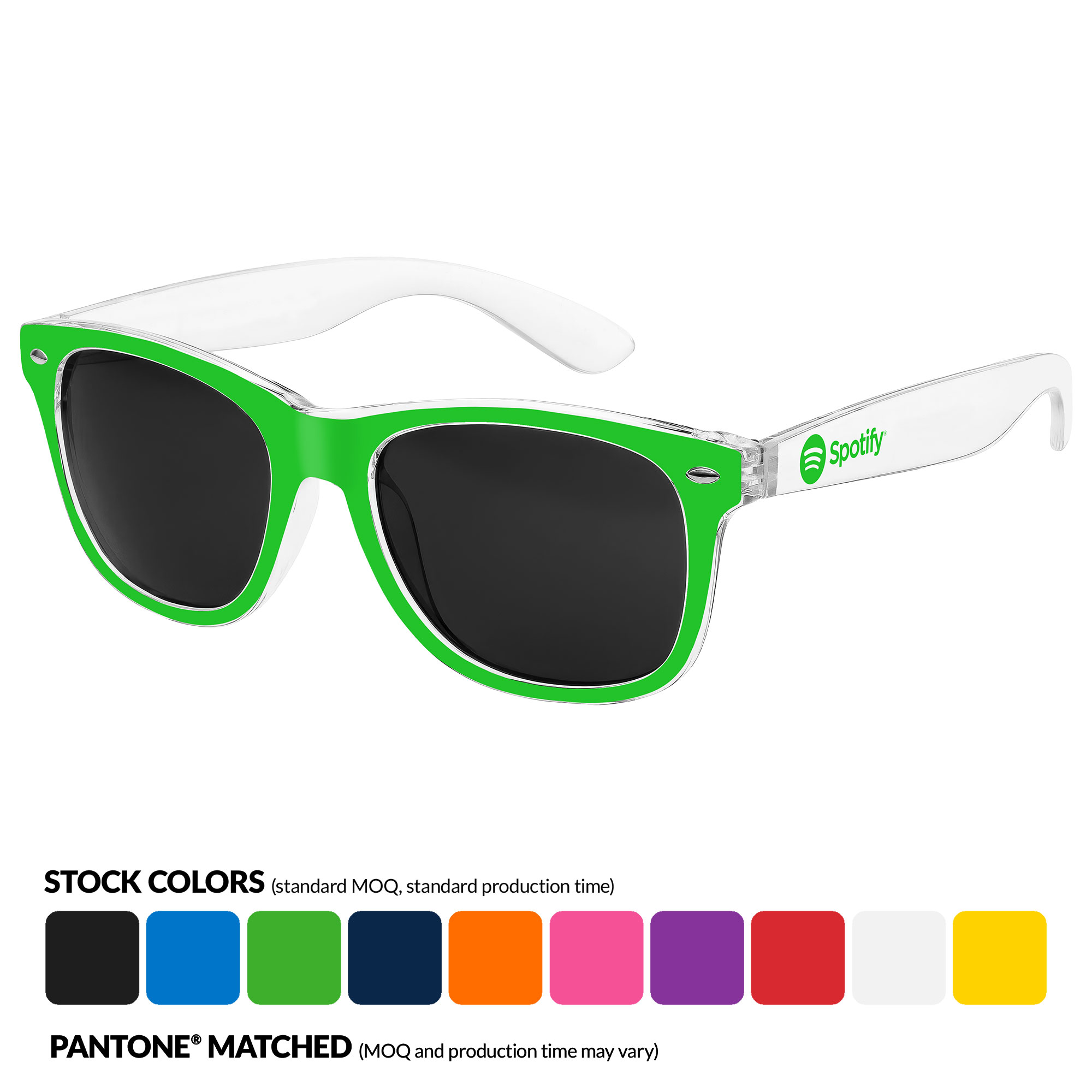 2-Tone Clear Retro Sunglasses 15
