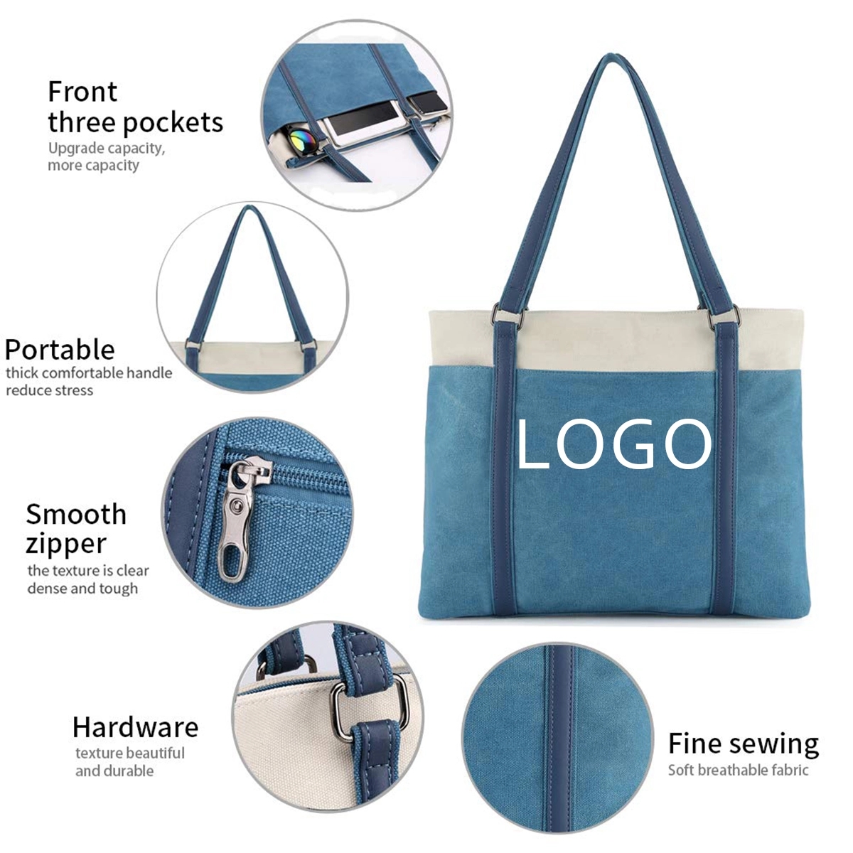 Lightweight Laptop Tote Bag 5
