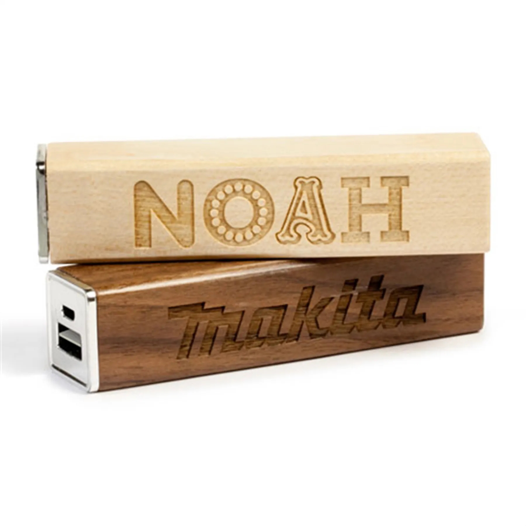 Wooden Power Bank - 2200 mAh - Maple 4