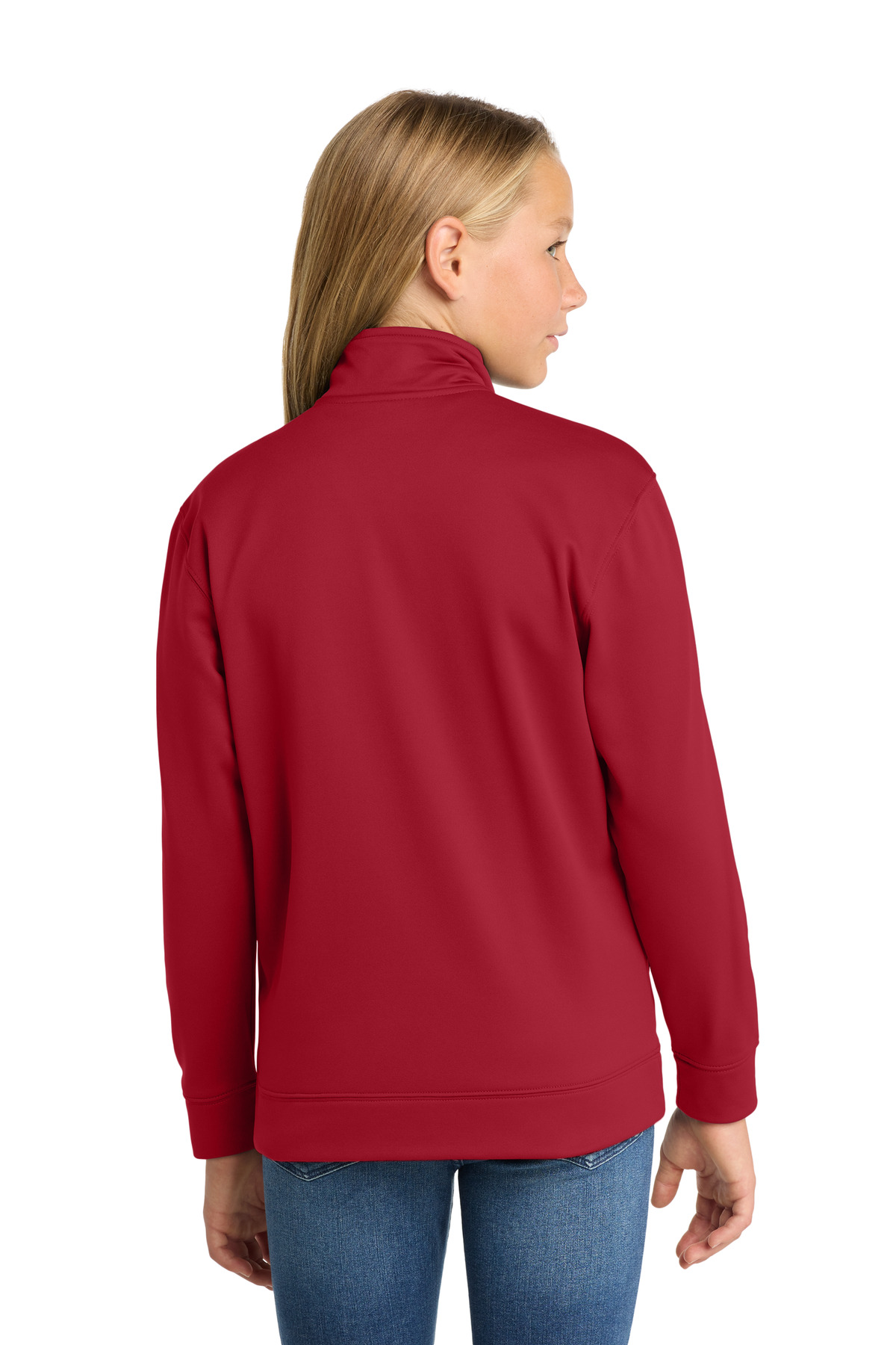 Sport-Tek Youth Sport-Wick Fleece Full-Zip Jacket. YST241 22