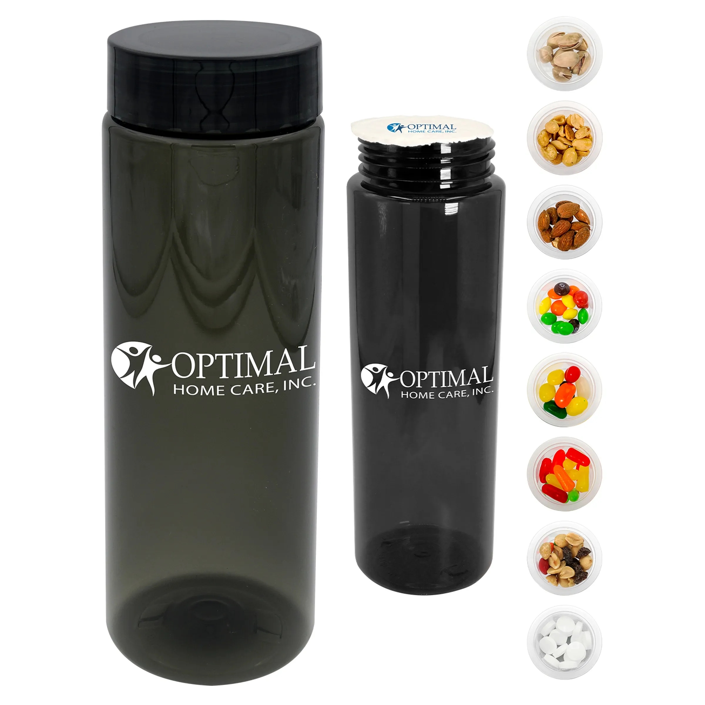 CLEAR VIEW 24 OZ. COLORFUL SNACK BOTTLE 4