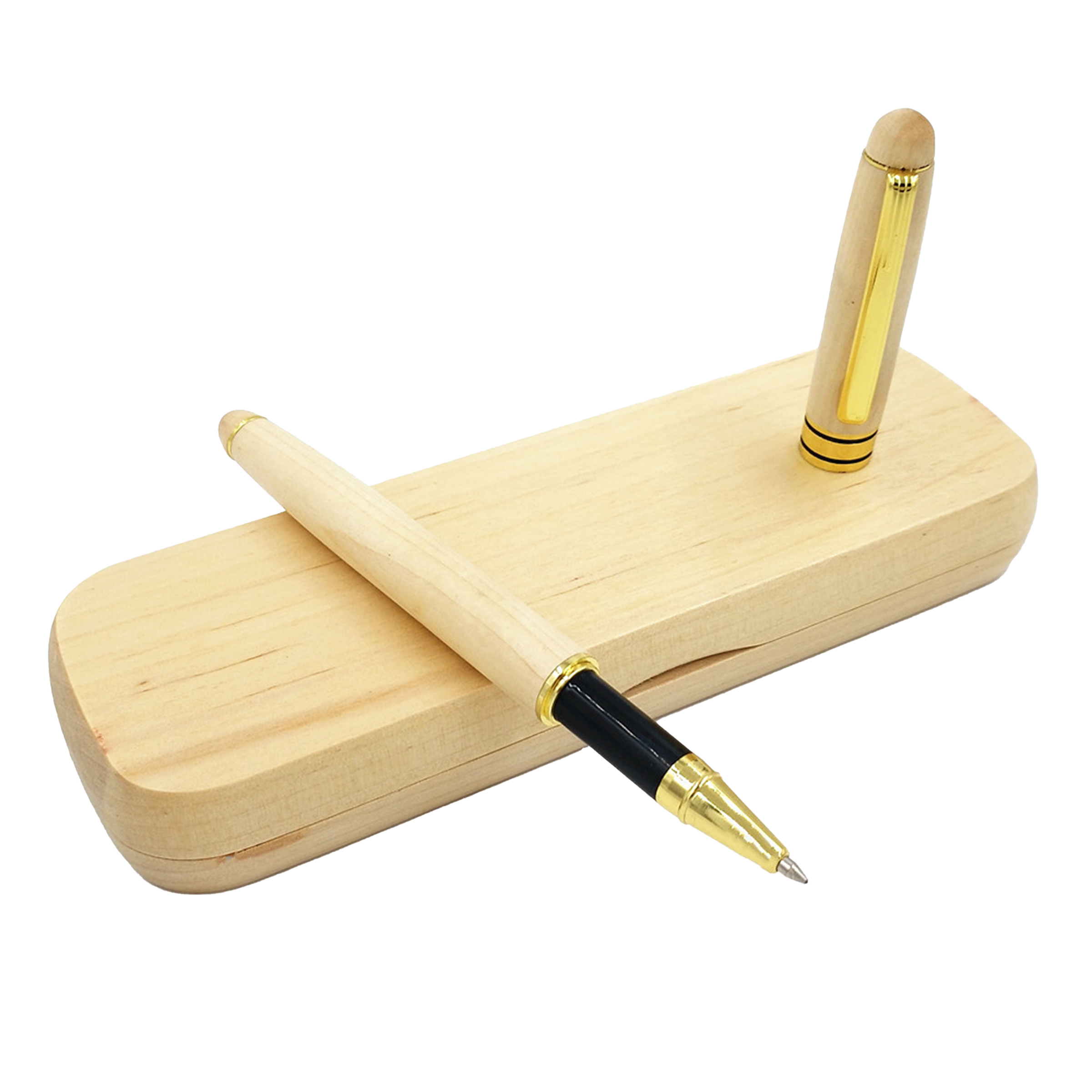Bamboo Wood Signature Pen Set 4