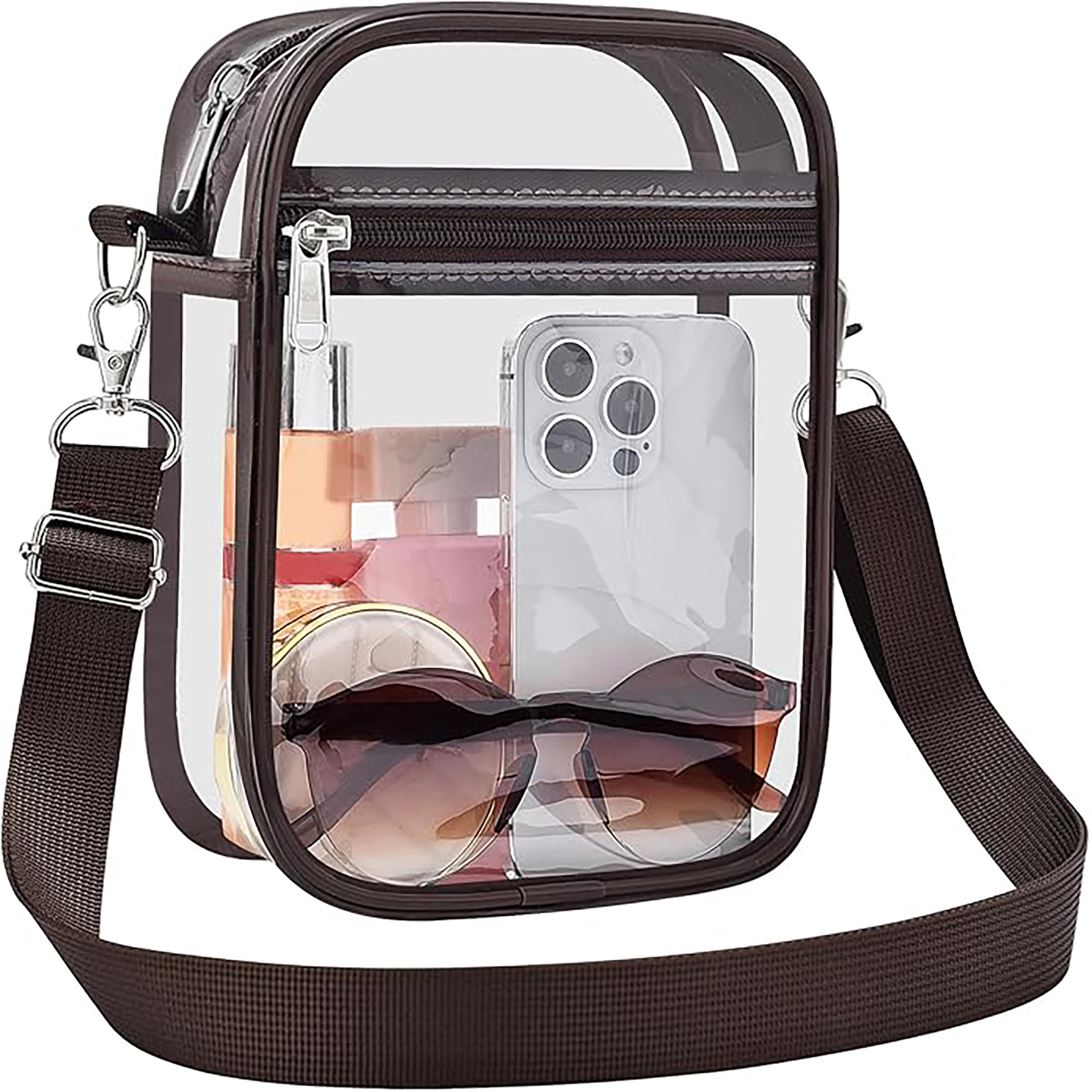 Men's and Women's Transparent Crossbody Wallet 7