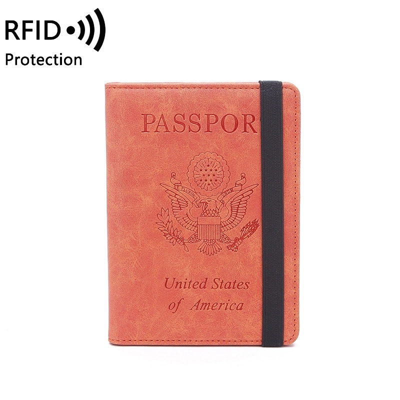 Rfid Blocking Travel Passport Holder Cover Slim Id Card Case 3