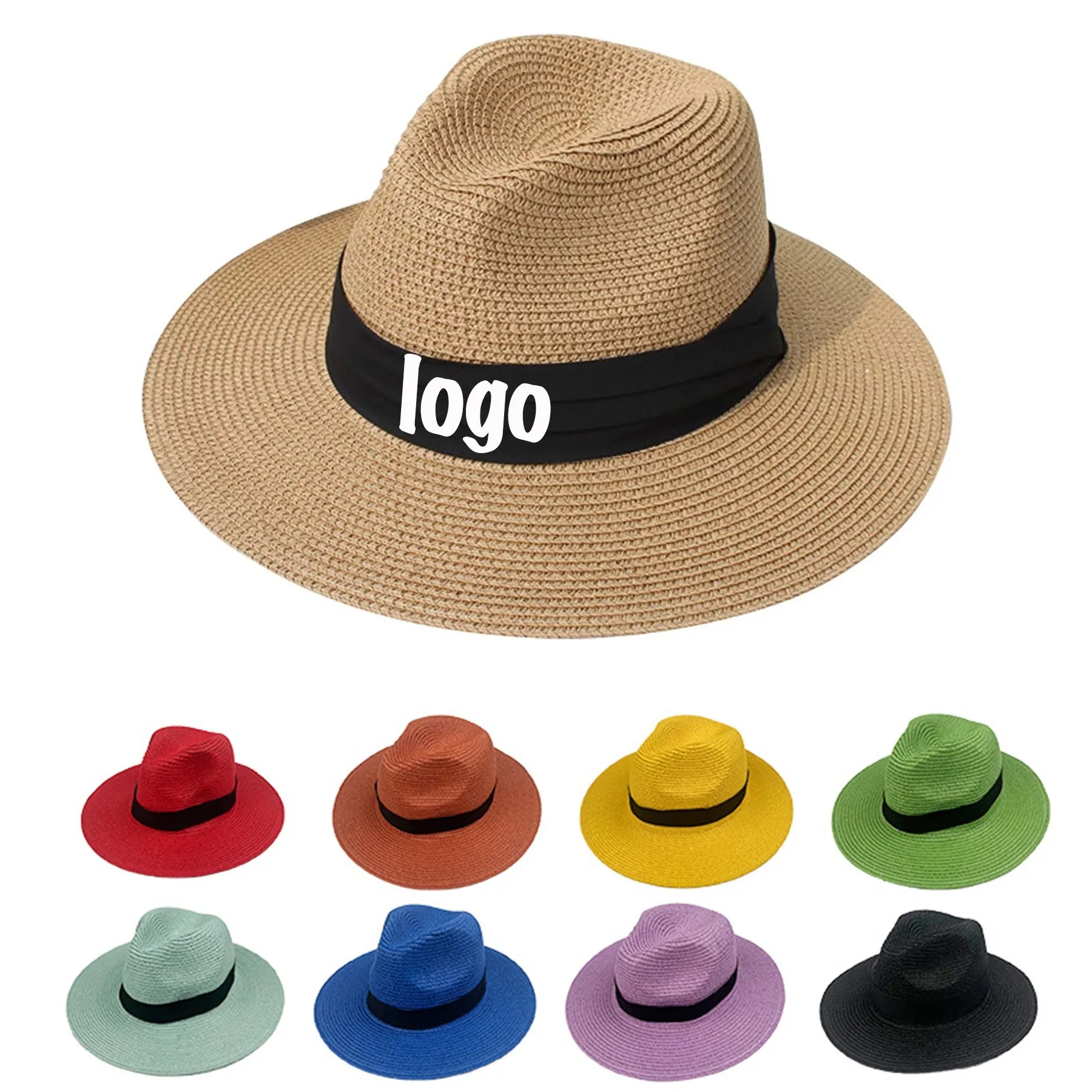 Floppy Wide Brim Straw Hat 4