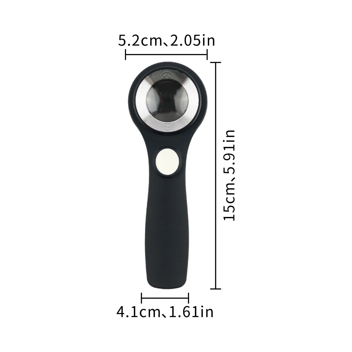 Rechargeable LED Light Handheld Magnifier Magnifying Glass 4