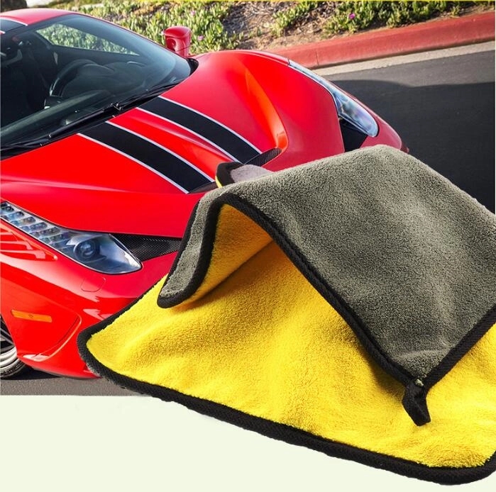 Double Layers Microfiber Car Detailing Towels 3