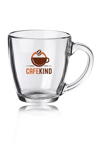 15.5 oz. Libbey Tapered Glass Coffee Mugs 10