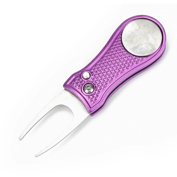 Foldable Golf Divot Tool - Full Color Imprint 8