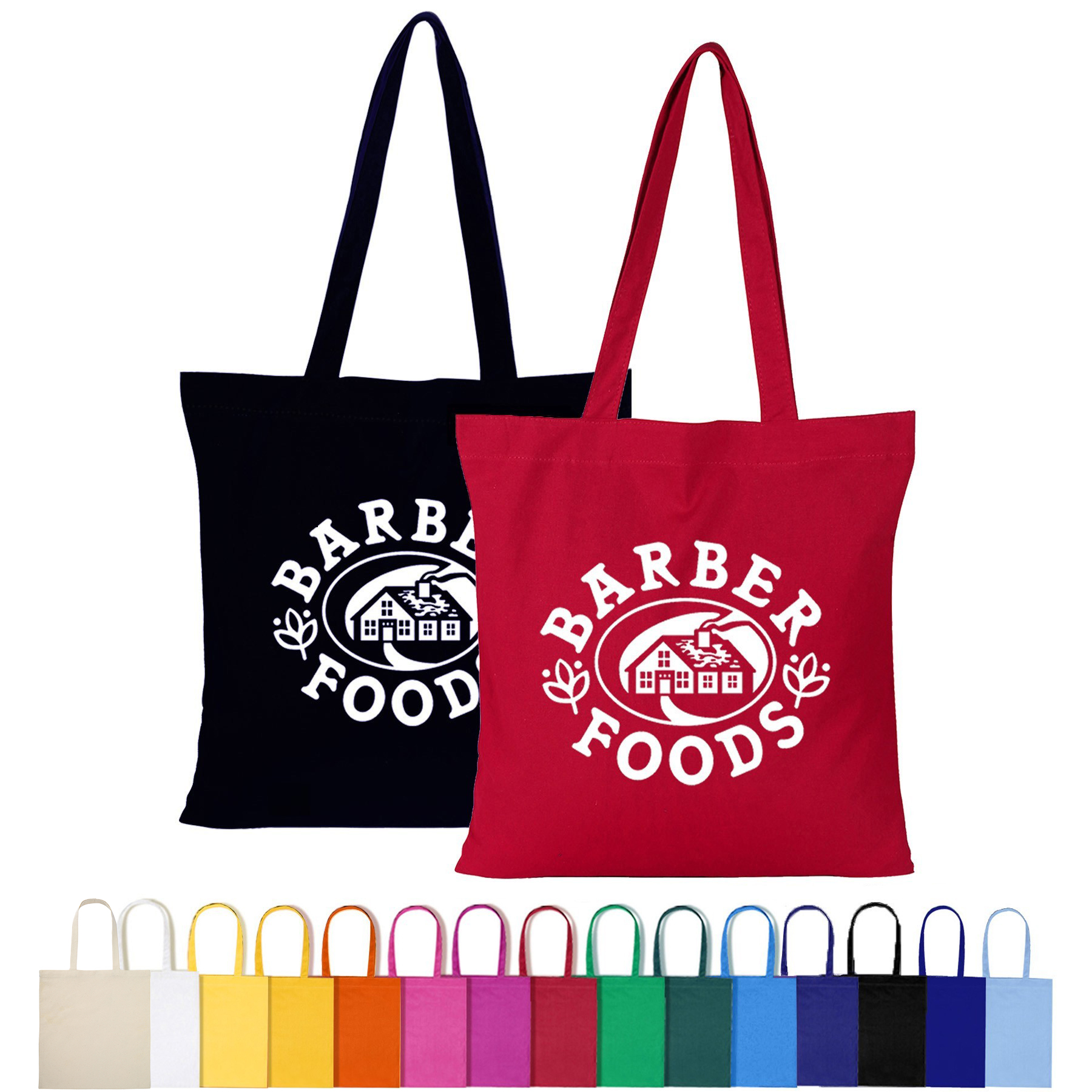 6 OZ Cotton Colored Tote 12