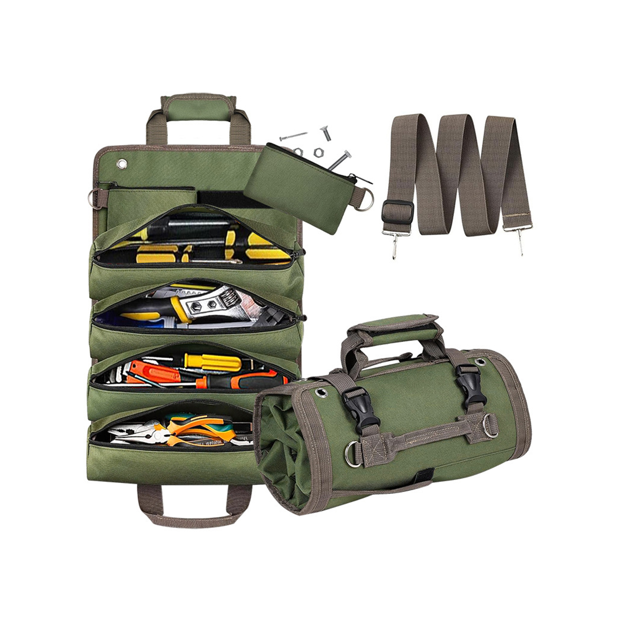 Waterproof Oxford Storage Tote With Roll Up Design 6
