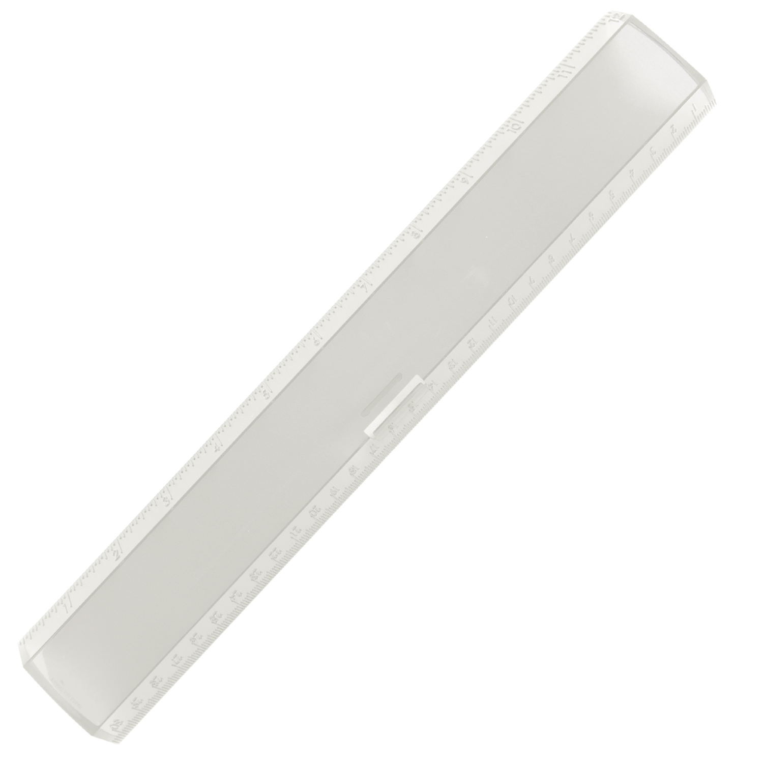 12 inch Ruler with Pencil Holder 2