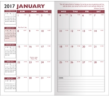 2 Tone Vinyl Designer Series Barcelona Planner - Monthly 2 Color 2