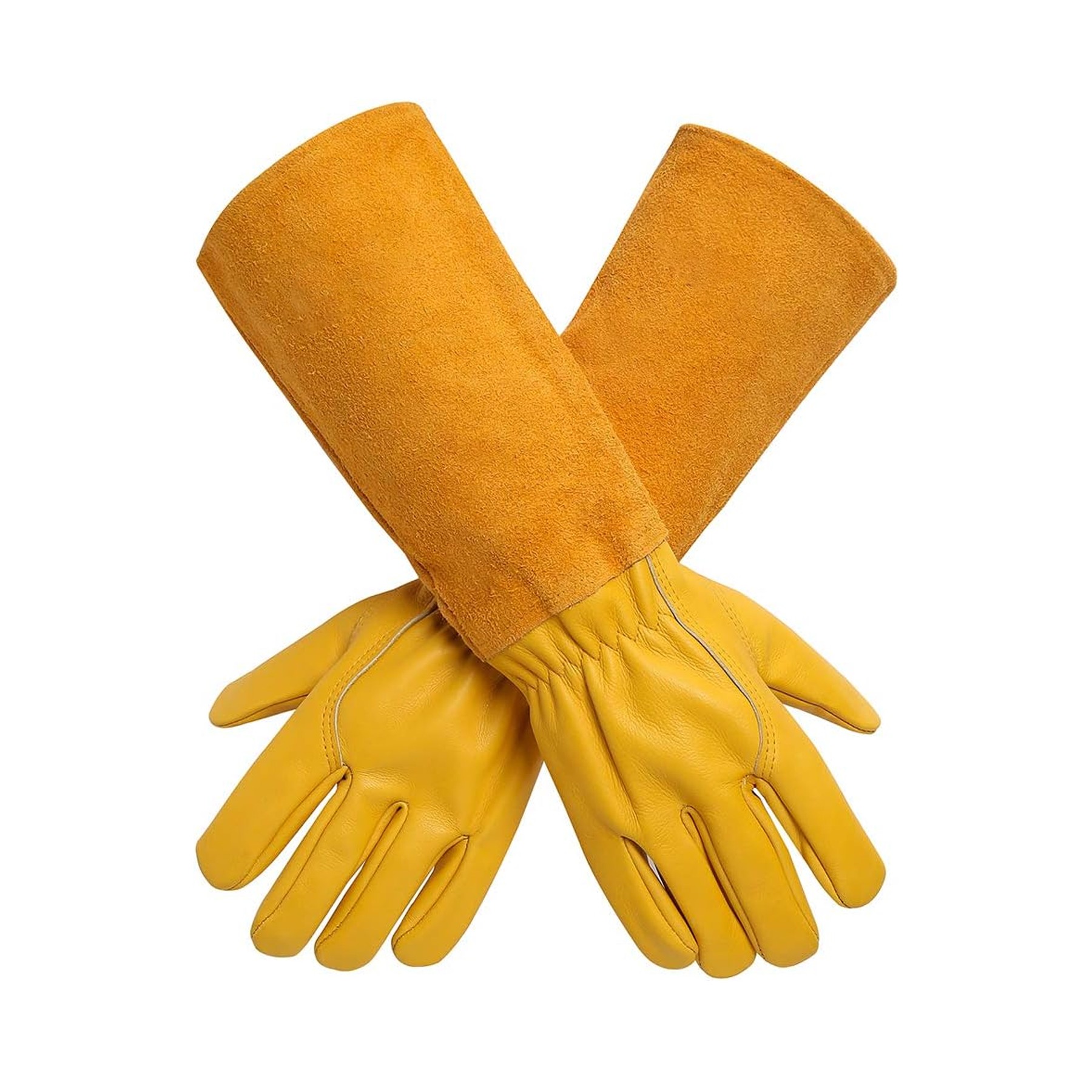 Durable Thick Cowhide Leather Work Glove 4