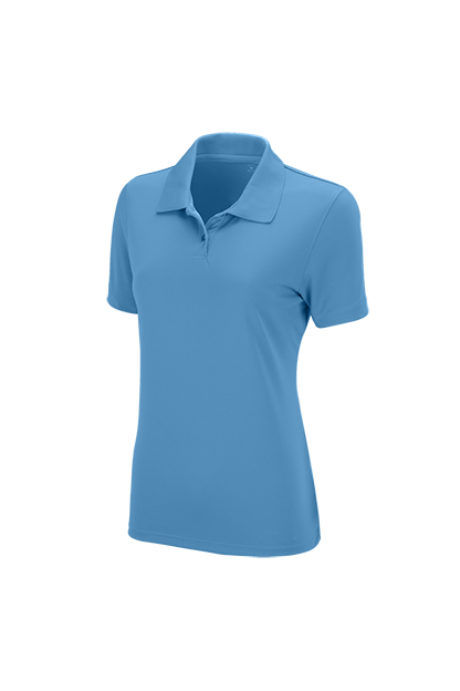 Women's Vansport Omega Solid Mesh Tech Polo 102