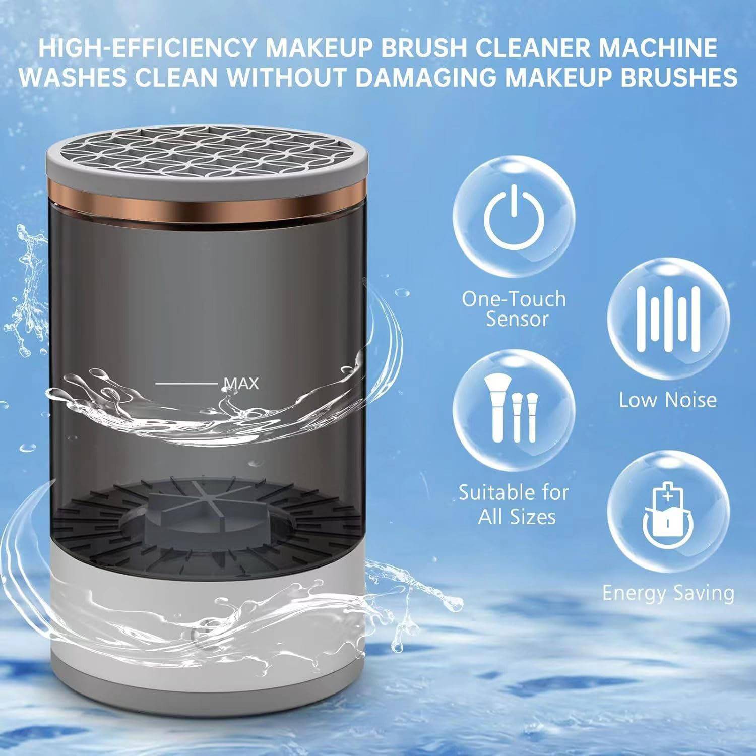 Portable USB Automatic Electric Makeup Brush Cleaner 4