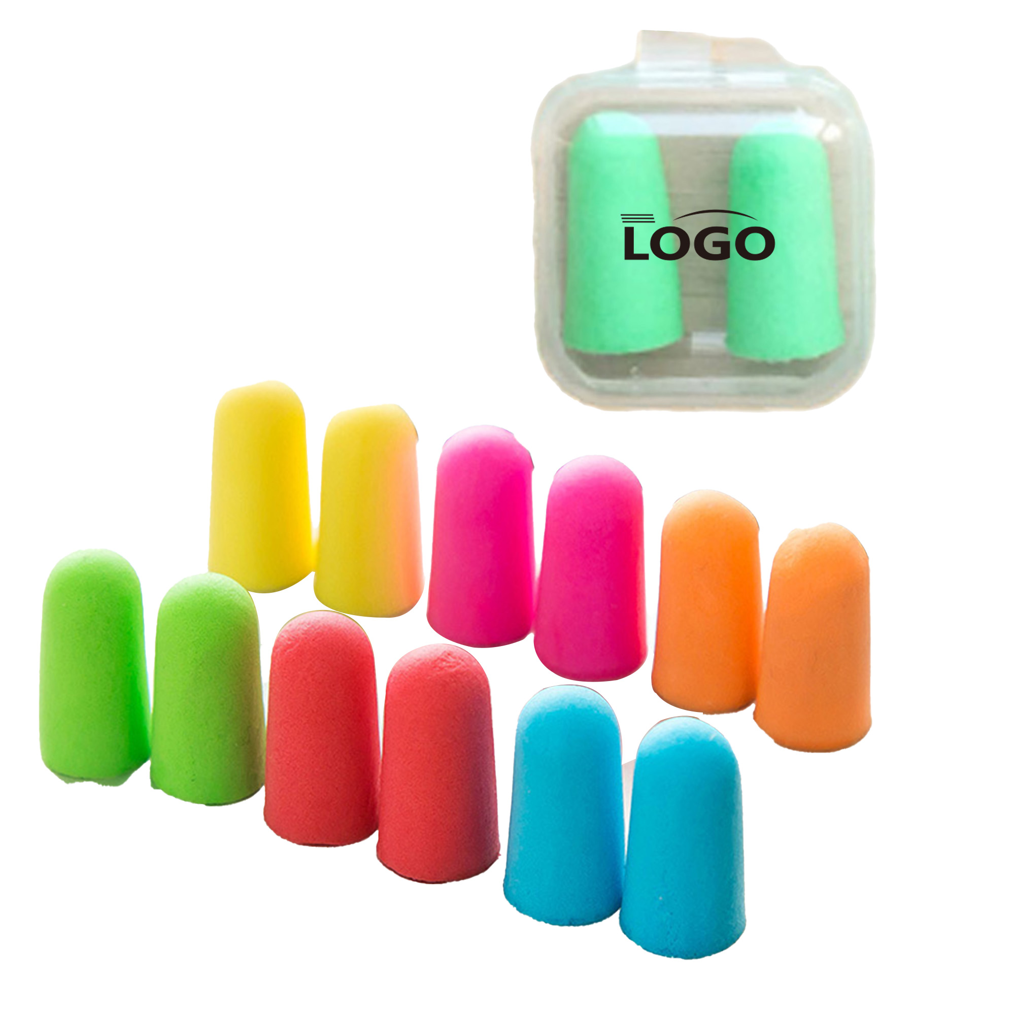 Earplugs Comfort Low-Pressure Noise-Blocking Skin-Friendly 6