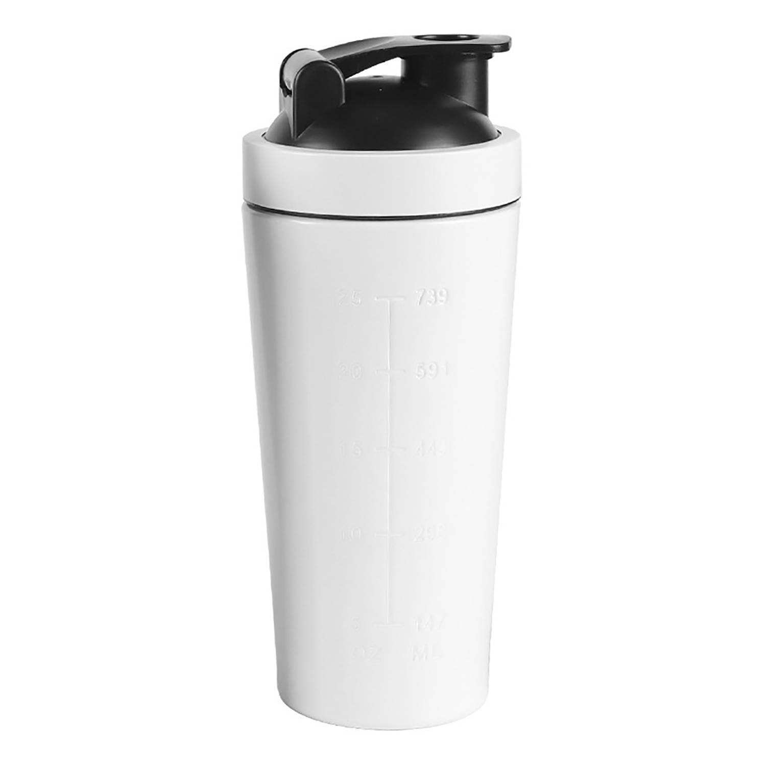 17oz Stainless Steel Shaker Bottle w/ Scale 6