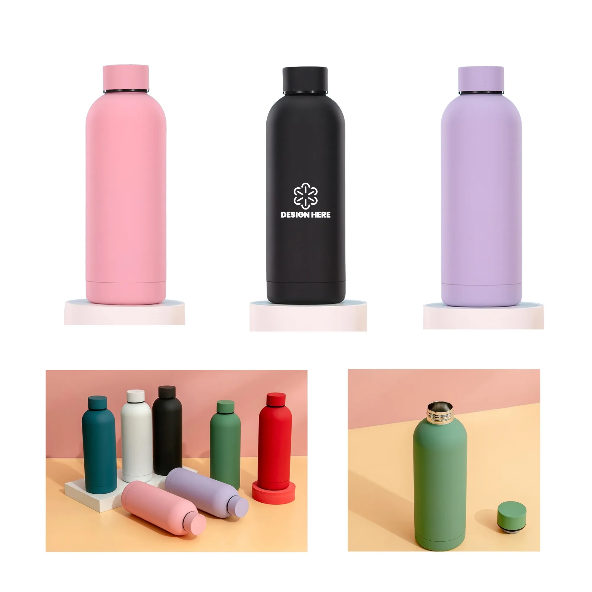 17oz Stainless Steel Water Bottle Outdoor Sports 5