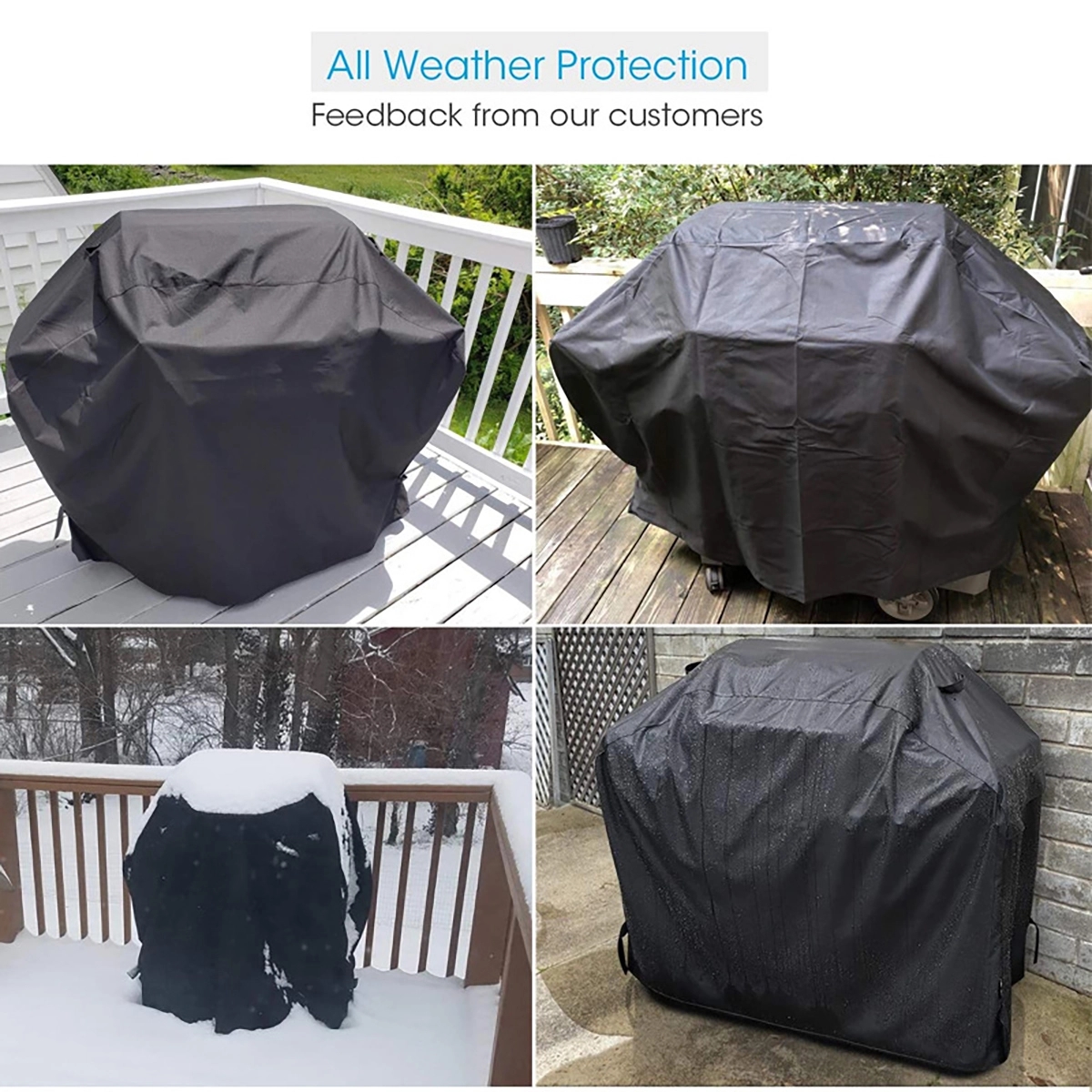 58 Inch Bbq Gas Grill Cover Waterproof Weather Resistant 3