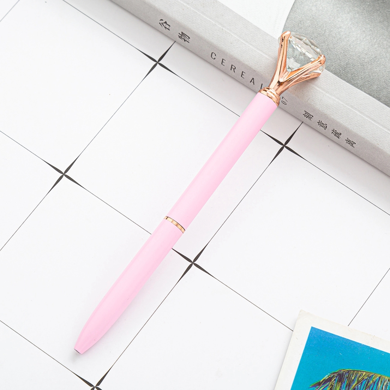 Crystal Metal Ballpoint Pen 3