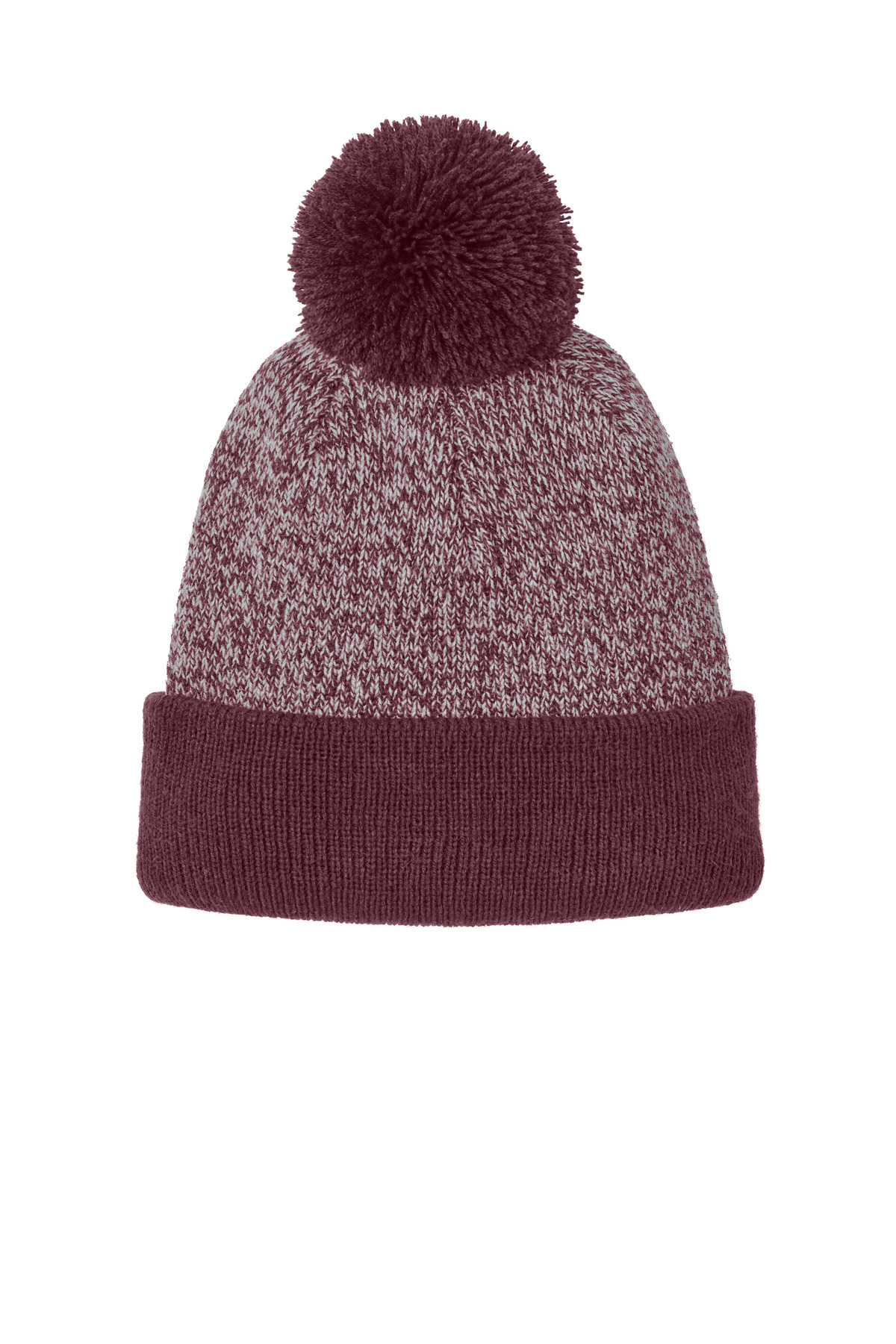 Sport-Tek Halftime Heather Pom Beanie STC68 4