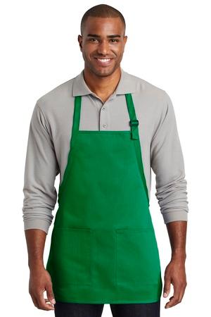 Medium-Length Two-Pocket Bib Apron