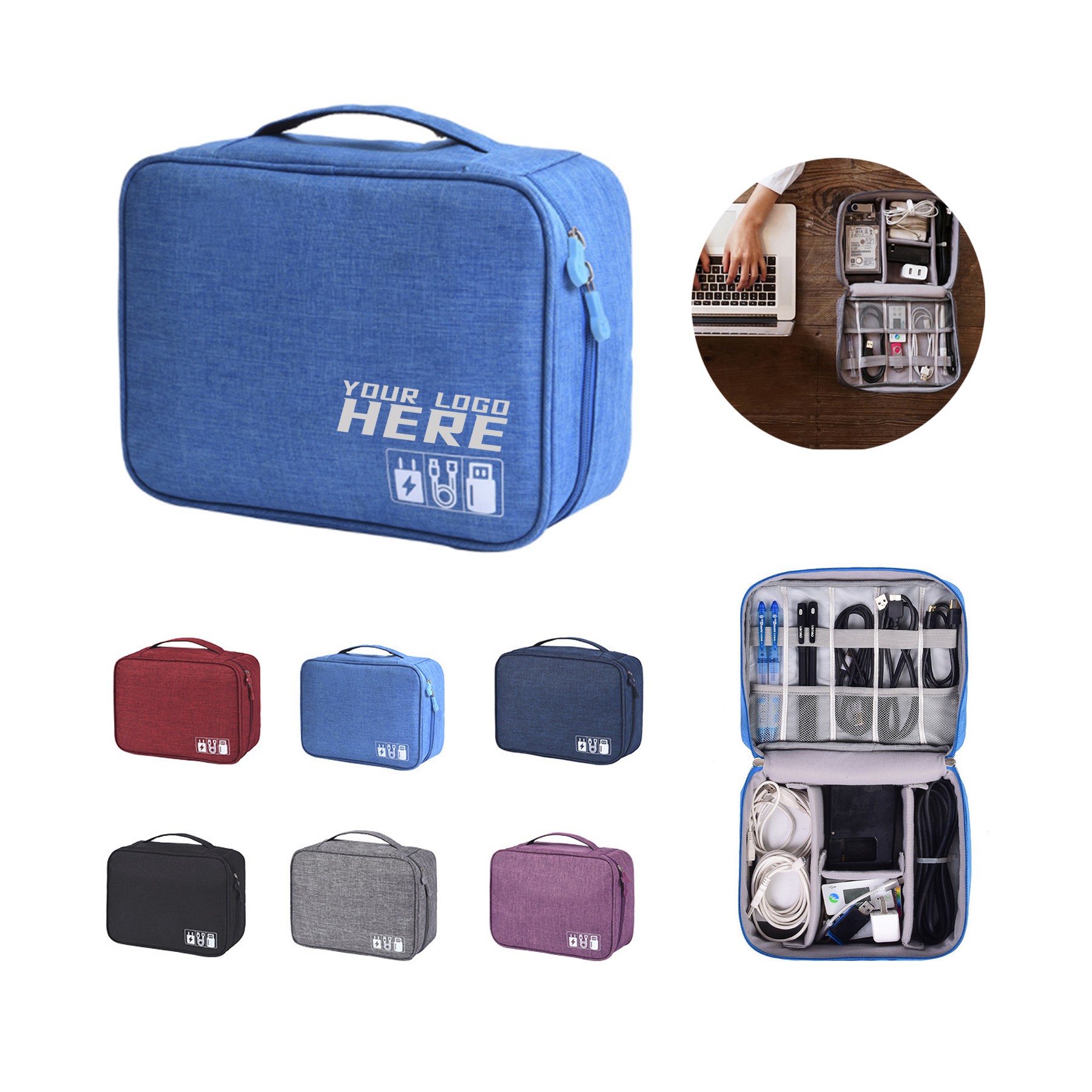 Water Resistant Electronic Accessories Case