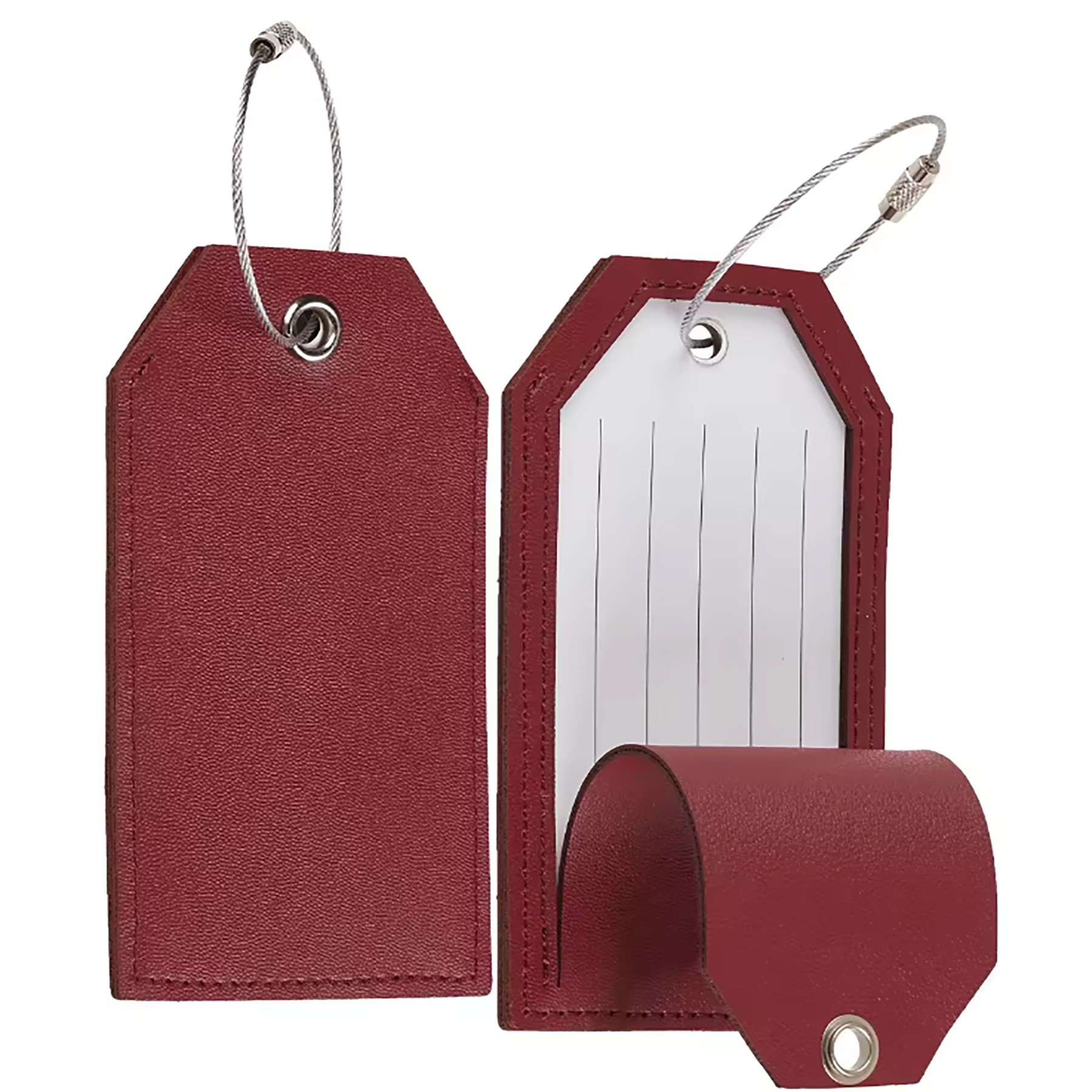 PU Leather Luggage Tag 3