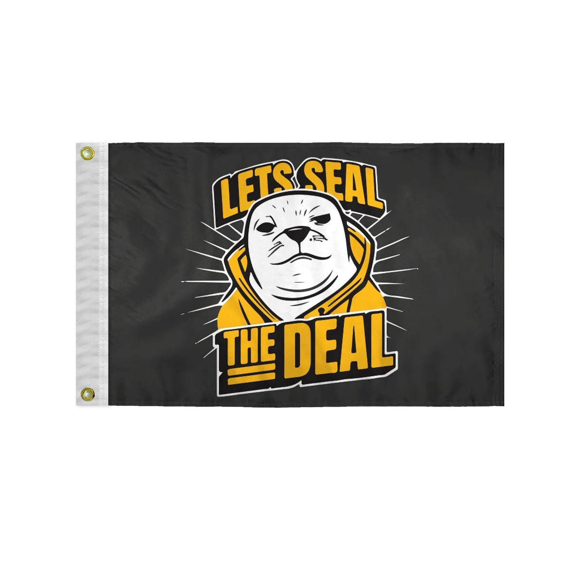 Custom Screen Sublimation Flag - 12" x 18" W-Poly 2