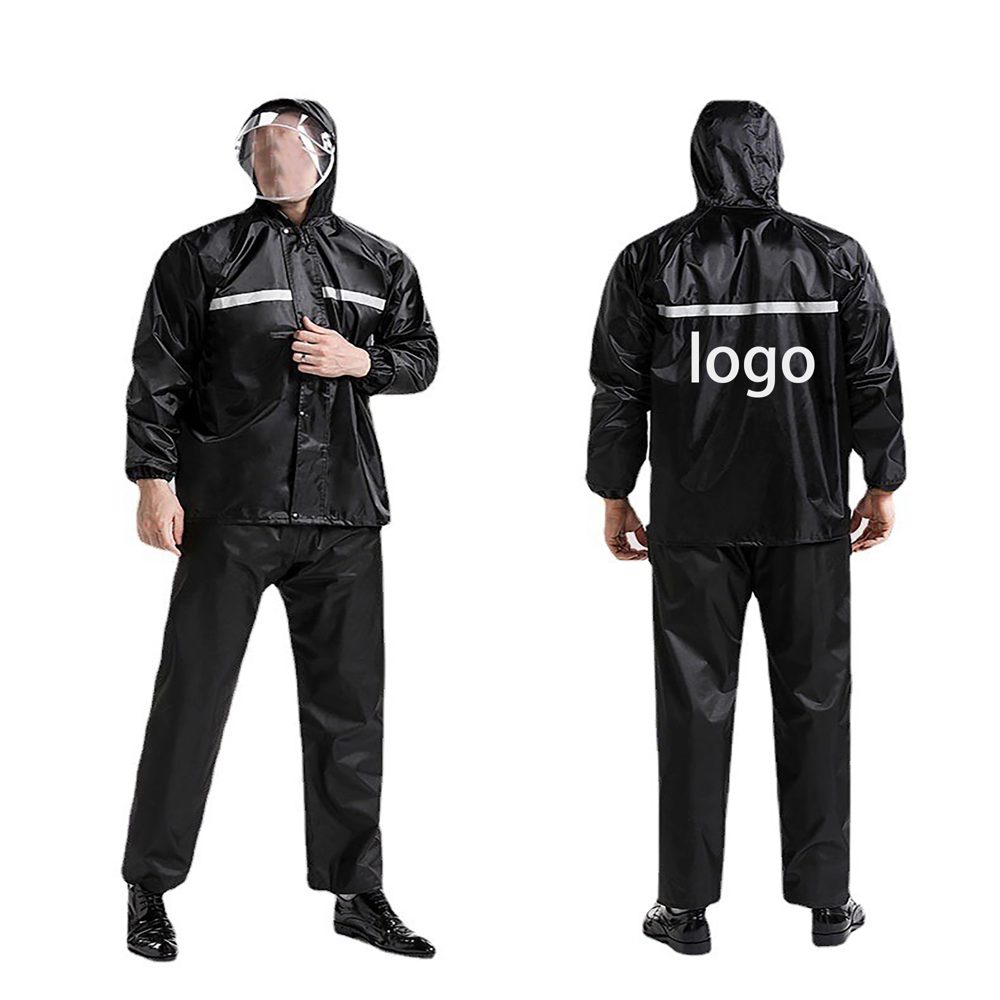 Outdoor reflective raincoat set 2