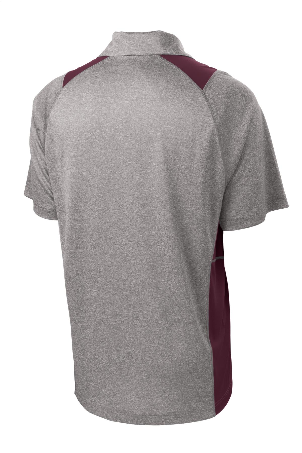 Sport-Tek® Heather Colorblock Contender Polo 76