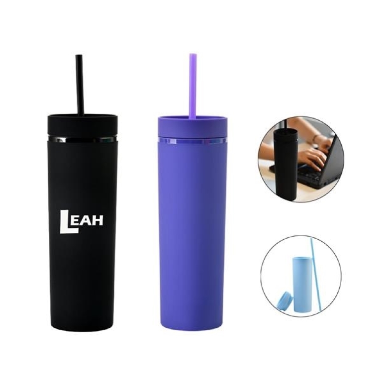 16OZ Sports Tumbler with Straw 2