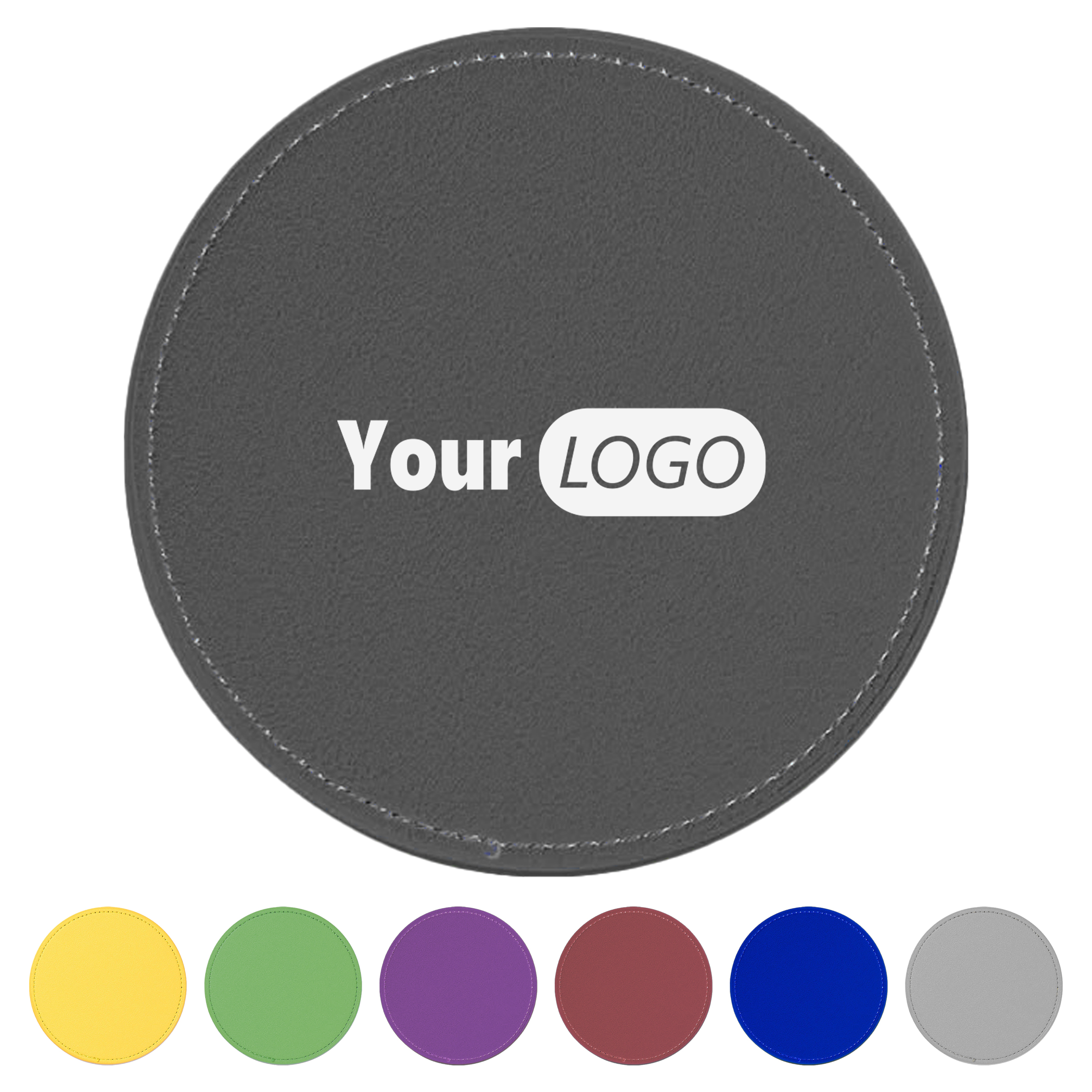 Polyurethane Stylish Coasters With Custom Logo 2